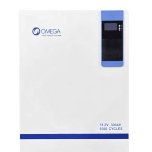 Omega Lithium Batteries – Smart, Universal Energy Storage 51.2V 300Ah LiFePO4 Lithium Battery – 6000 Cycles