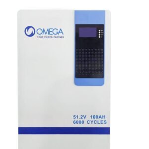 Omega Lithium Batteries – Smart, Universal Energy Storage 51.2V 100Ah LiFePO4 Lithium Battery – 6000 Cycles