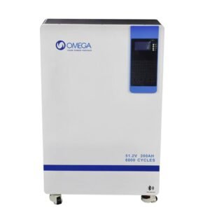 Omega Lithium Batteries – Smart, Universal Energy Storage 51.2V 200Ah LiFePO4 Lithium Battery – 6000 Cycles